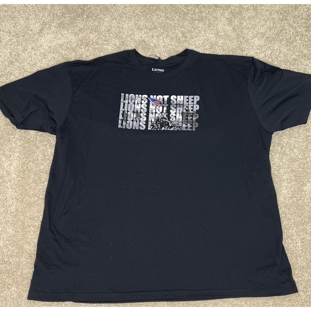Lions Not Sheep Black Box #3‎ 3XL Tee Shirt RARE